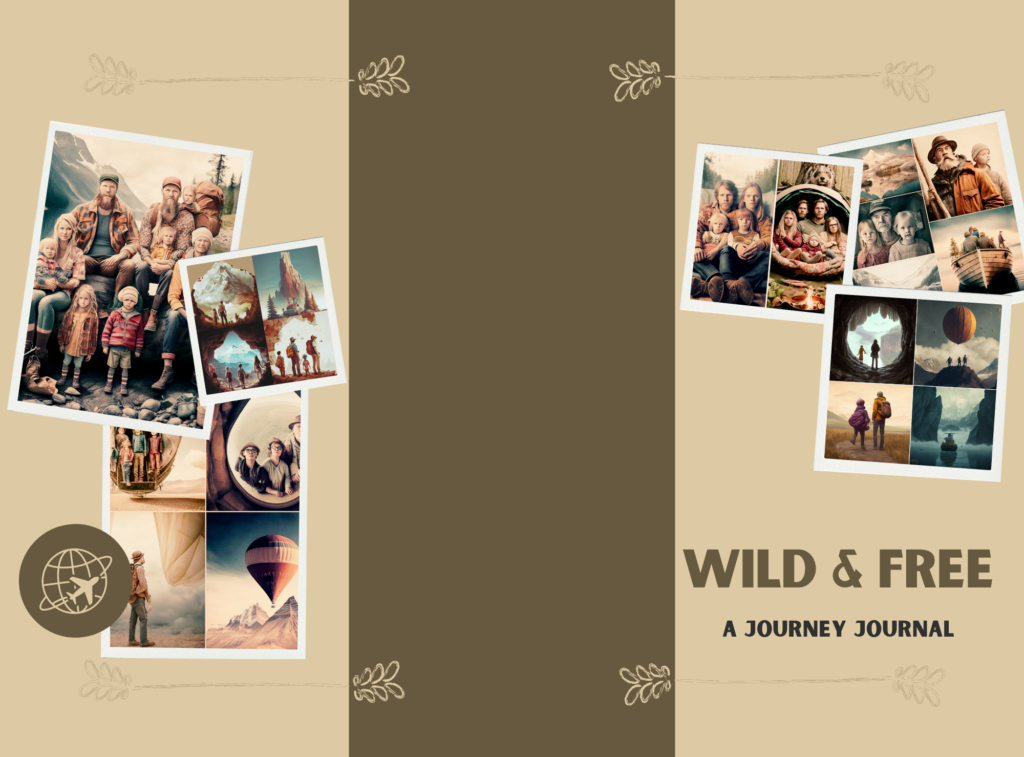 Cover of the Notebook Wild Free Journal