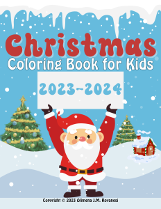 Christmas Coloring Book for Kids 2023-2024 - Free Bonus Material
